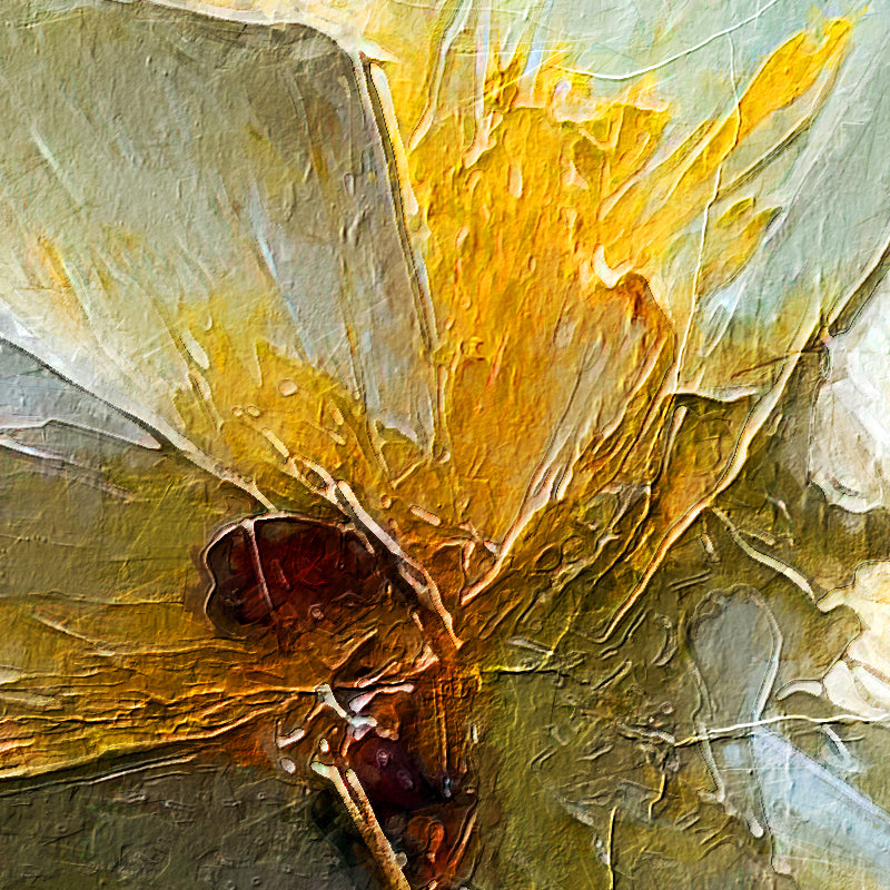 Abstrakte weiße Blumen