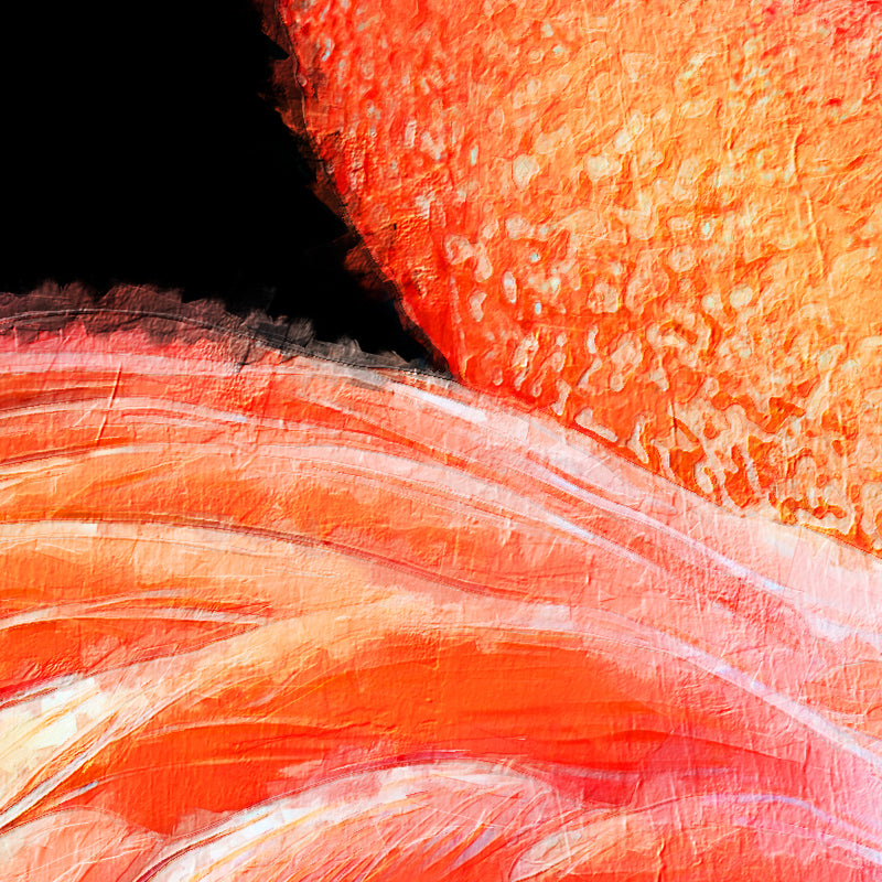 Flamingo-Wanddekoration