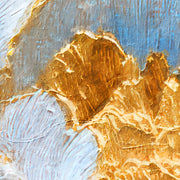 Expressives Pfingstrosen-Gemälde