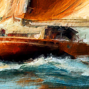 Segelboot auf See