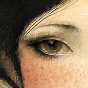 Surrealistische Frau mit Vögelchen II
