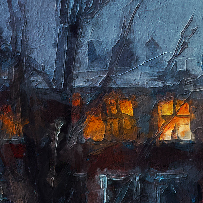 Amsterdamer Gracht bei Nacht