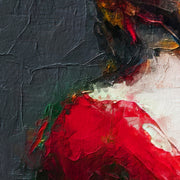 Frau mit roten Lippen Kunst