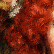Frau beim Angeln