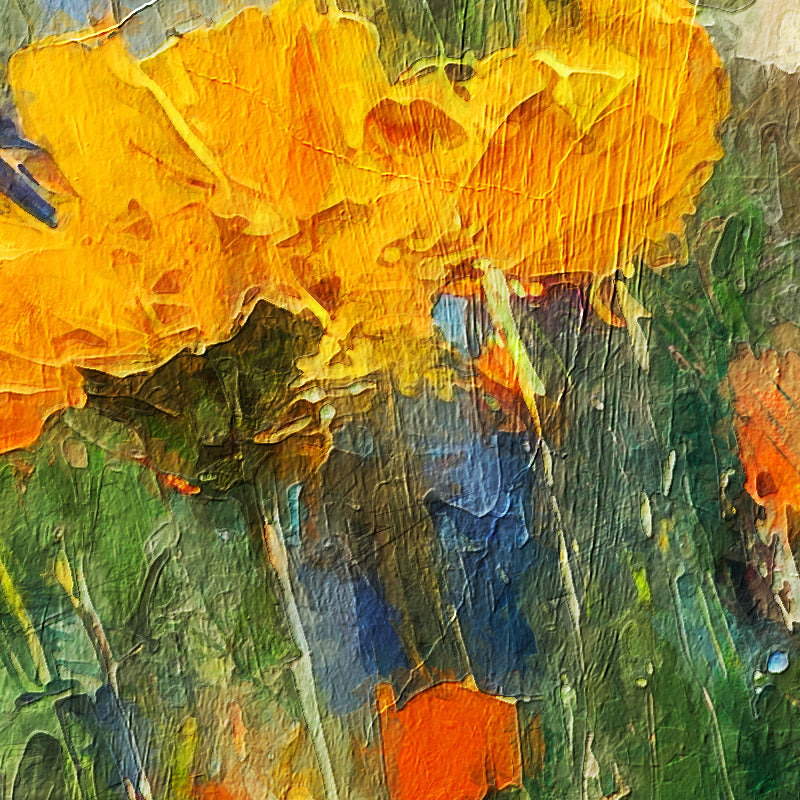 Wilde Blumen in Farbe