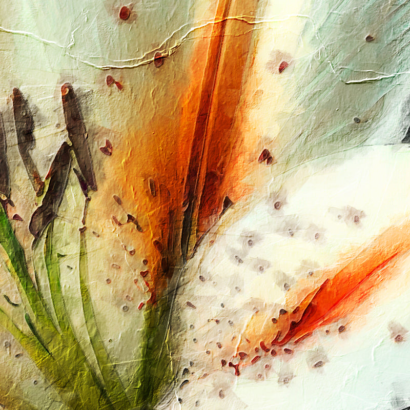Porzellanvase mit Blumen II