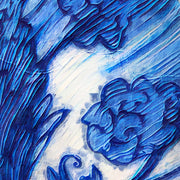Tulpe im Delfter-Blau-Stil
