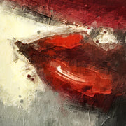 Dame in Rot