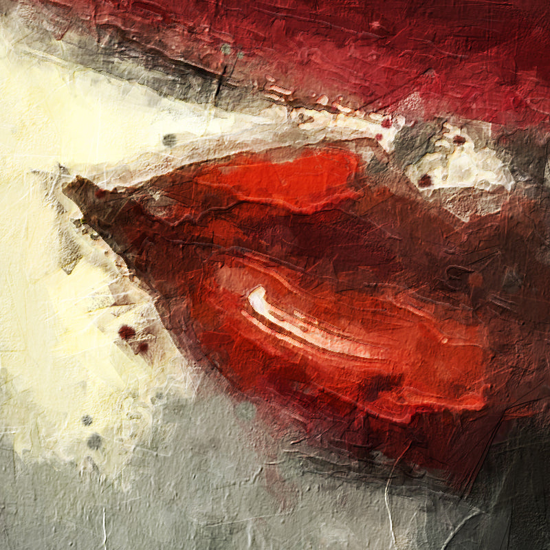 Dame in Rot