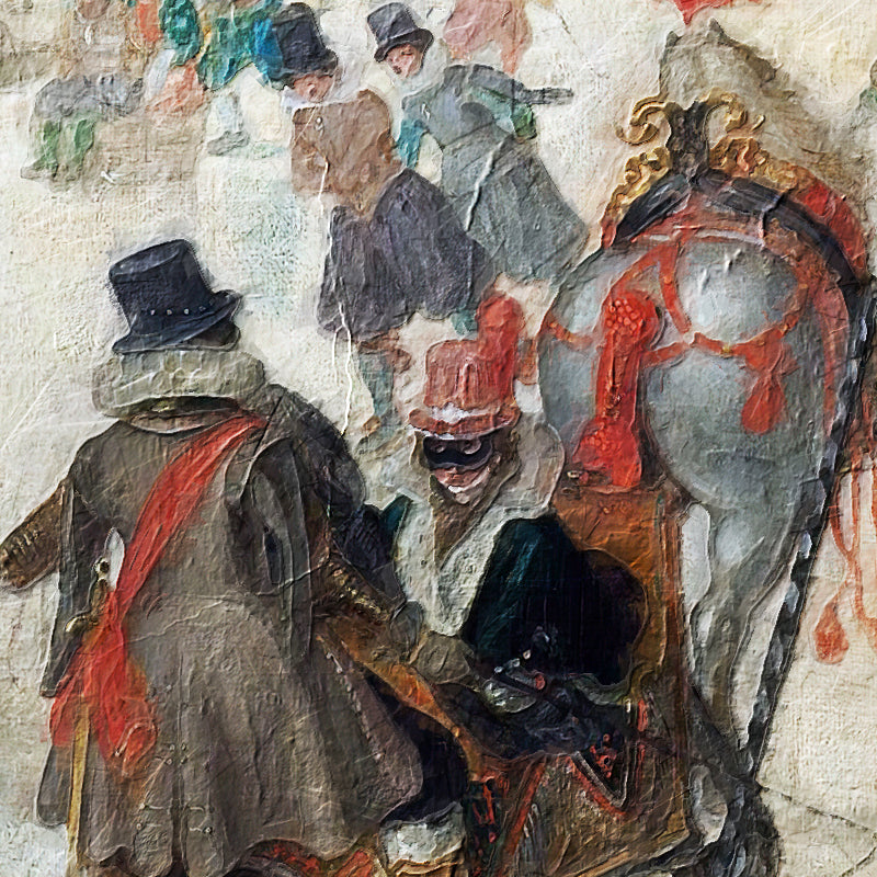 Eisvergnügen bei einer Stadt - Hendrick Avercamp