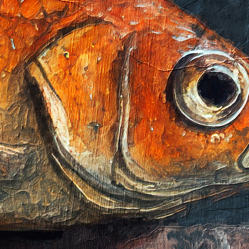 Bücher und Fisch