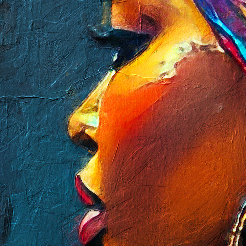 Afrikanische Frau mit Turban III