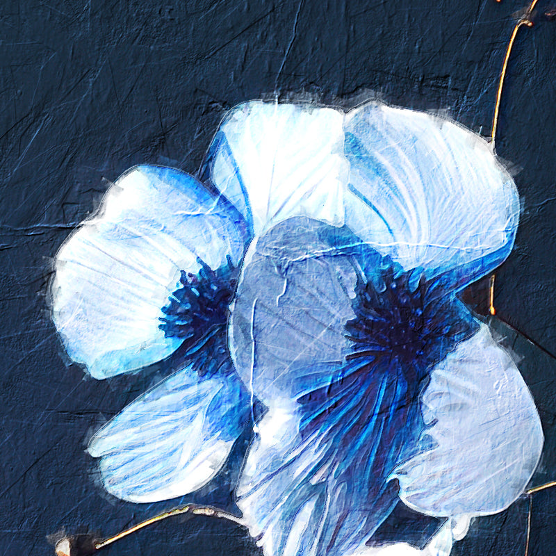 Blauwe Vase Gemälde
