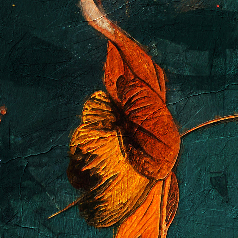 Große Vase mit Blumen