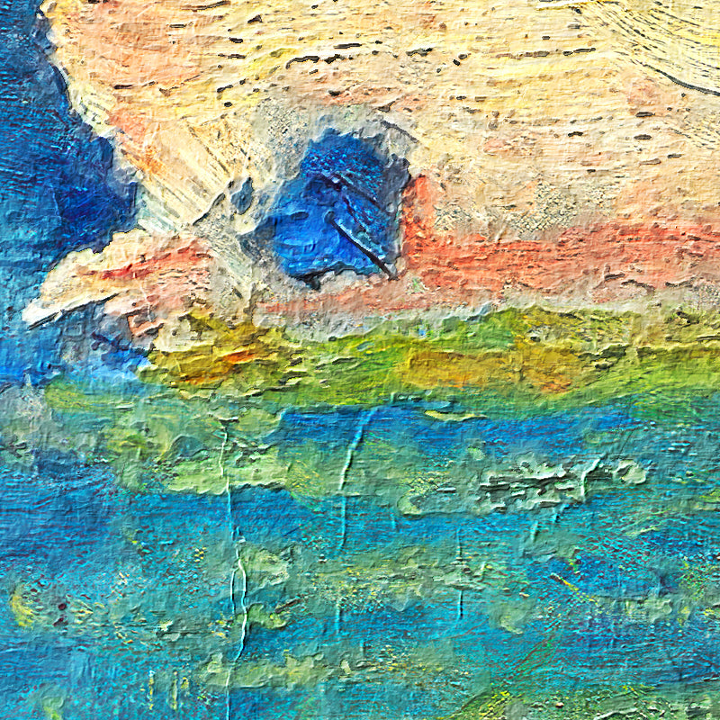 Der Strand und die Falaise d’Amont – Monet