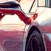 Abstrakter BMW i8