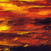 Sonnenuntergang in der Natur