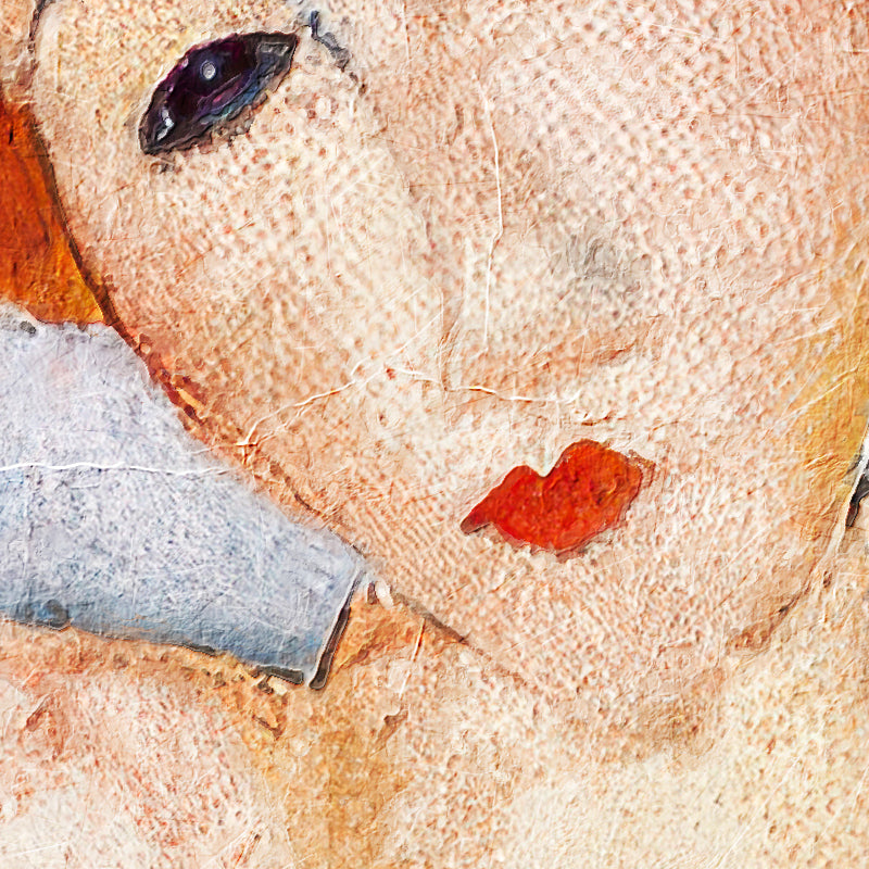 Junge Rothaarige im Abendkleid – Amedeo Modigliani