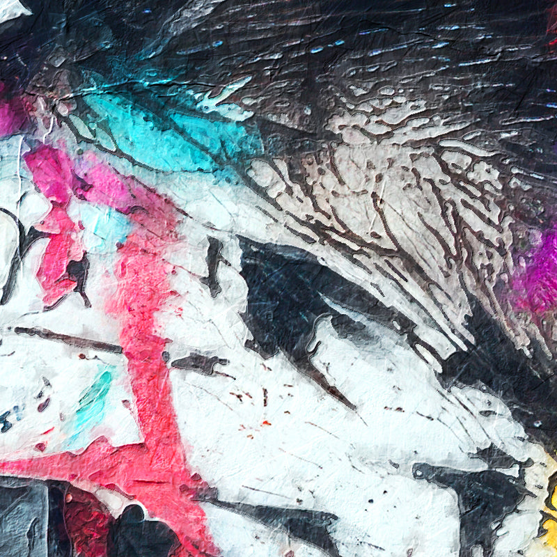 Frau in Graffiti-Art