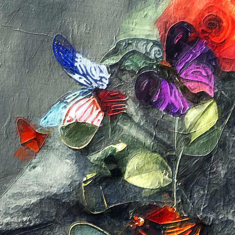 Elefant mit Blumen