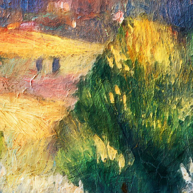 Landschaft bei Montagne Sainte-Victoire - Pierre-Auguste Renoir