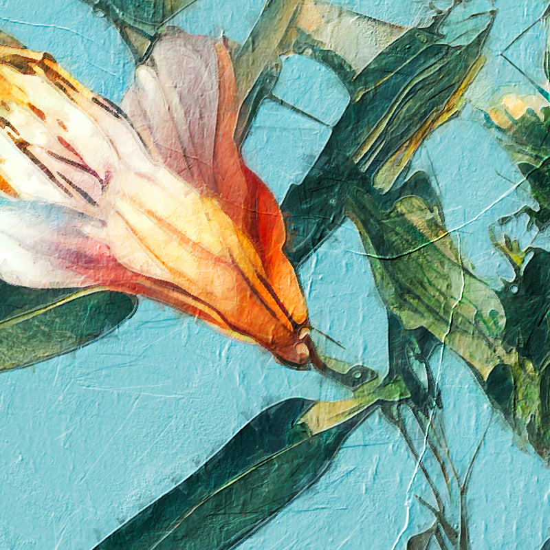 Frau mit Blumen im Haar II