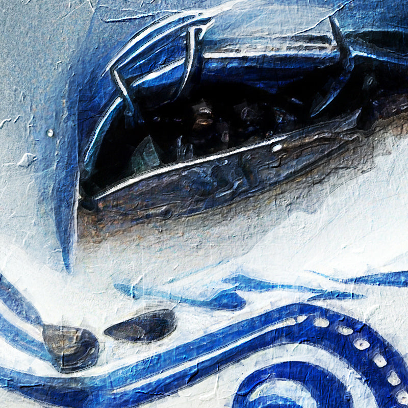 Dame in Delfter Blau II