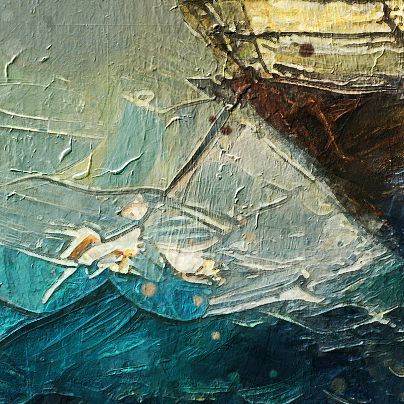 Segelboot-Gemälde