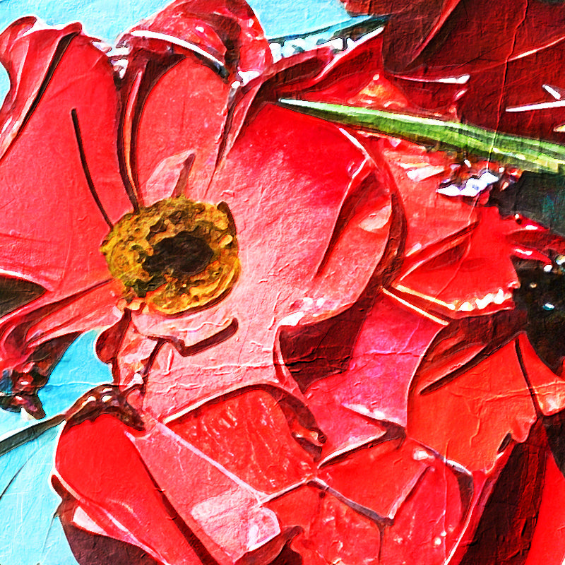 Frida Kahlo mit der Blume I