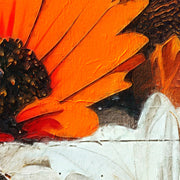 Frauenporträt mit Blumen