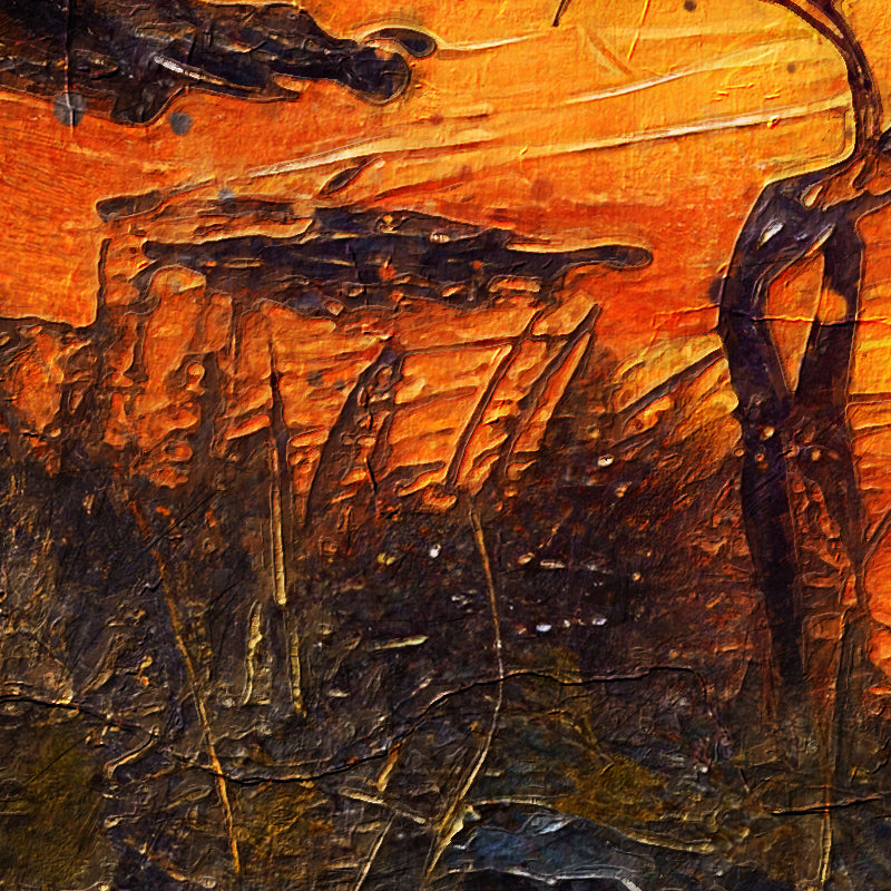 Safari bei Sonnenuntergang