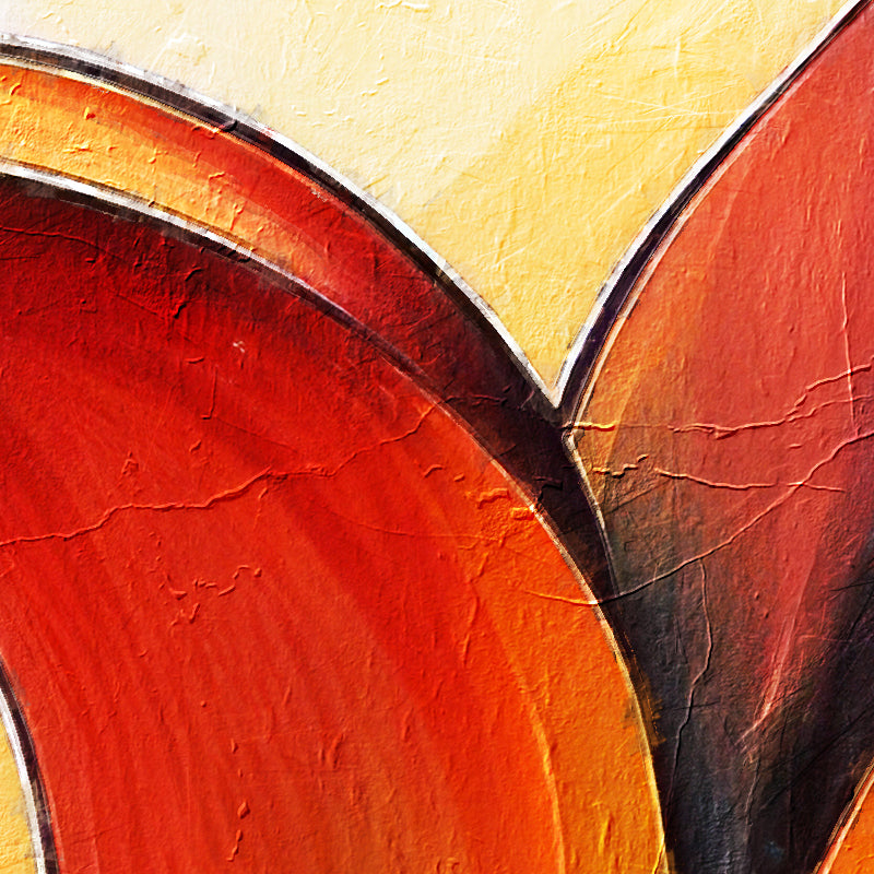 Kunst Abstrakte Blumen