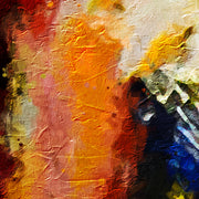 Nackte Frau in Farbe