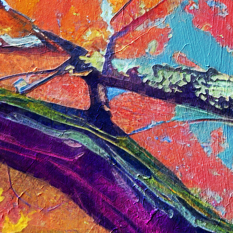 Baum in Farbe