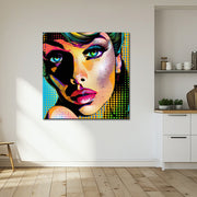 Frau in Pop-Art