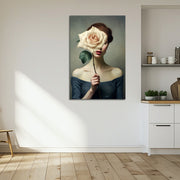 Die Frau mit der Blume