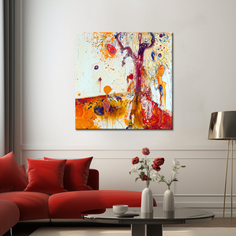 Farbenfrohe abstrakte Kunst