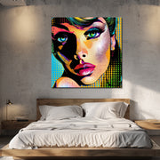 Frau in Pop-Art