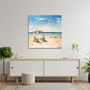 2 Stühle am Strand