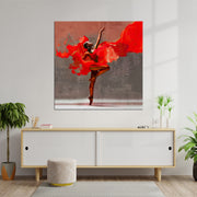 Die Dame in Rot