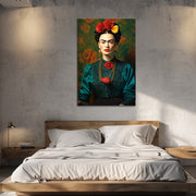 Frida Kahlo mit der Blume