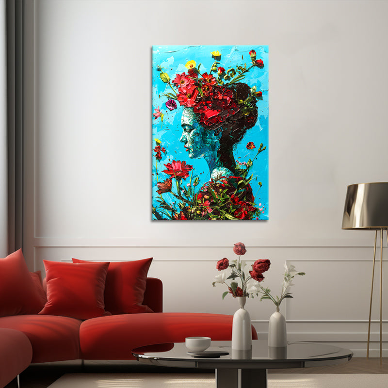 Frida Kahlo mit der Blume I