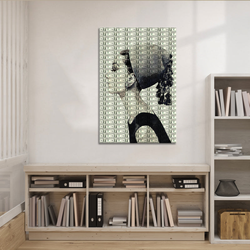 Audrey Hepburn schwarz weiß grau