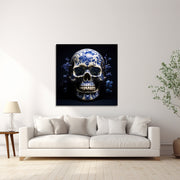 Delfter blauer Totenkopf