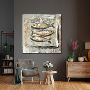 Gemälde 3 Fische