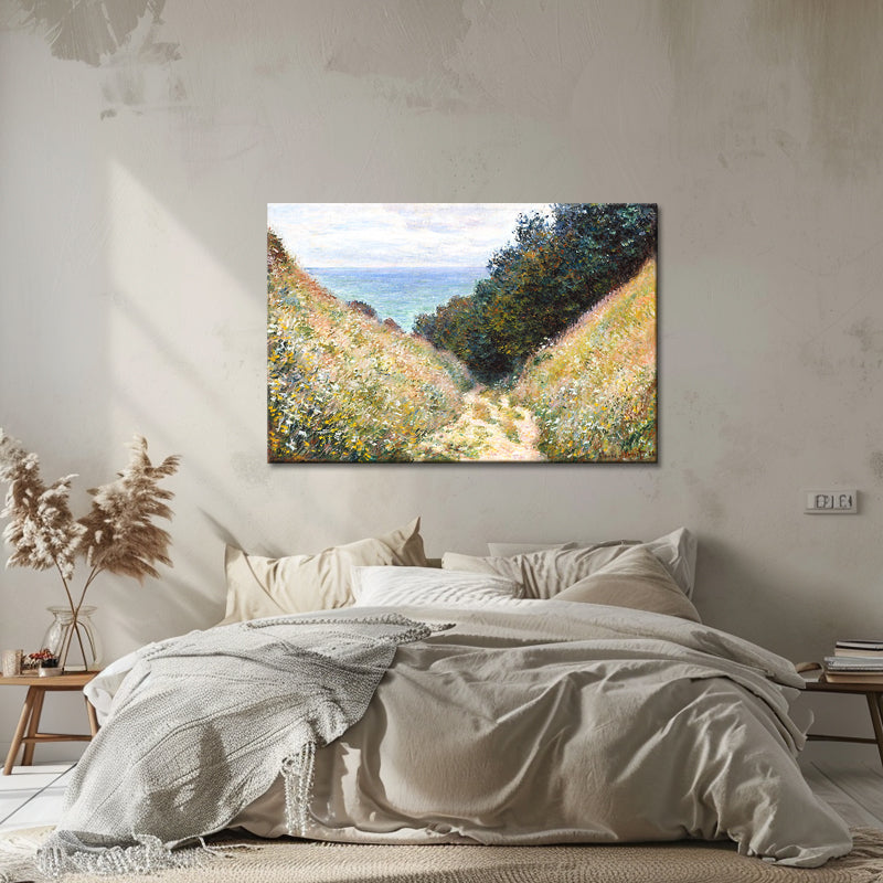 Straße in La Cavée – Monet