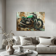 Gemälde Kawasaki-Motorrad