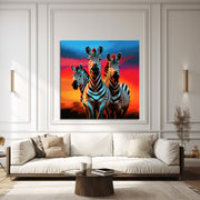 Drei Zebras