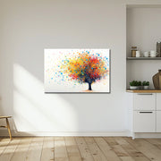 Gemälde bunter Baum