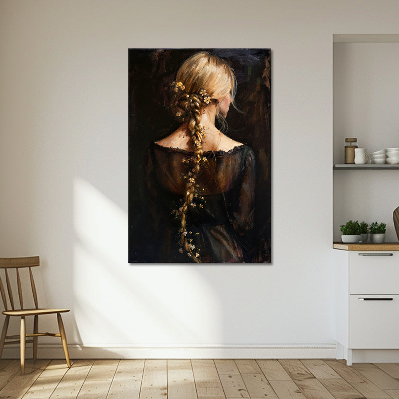 Frau mit Pferdeschwanz